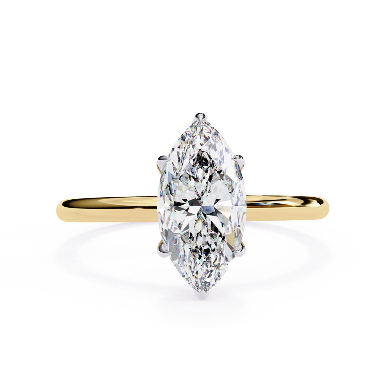 Marquise Crown Solitaire R089